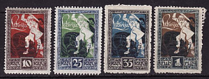 Латвия, 1919, Освобождение Курземе, 4 марки